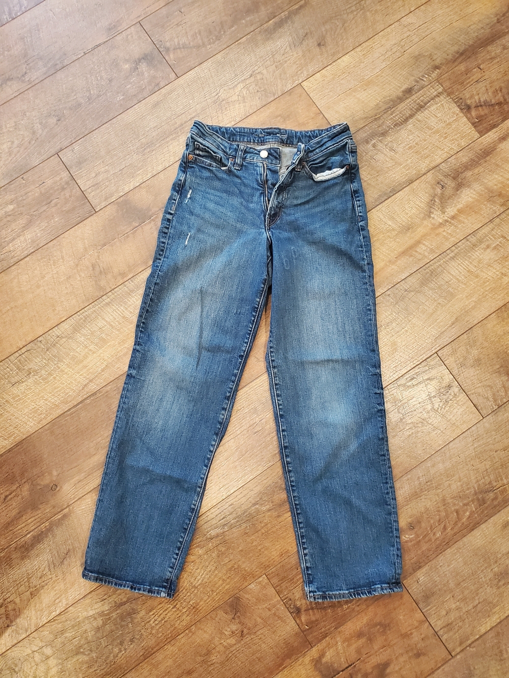 Old Navy Washed Blue Boyfriend Jeans